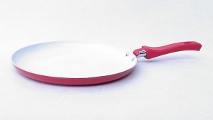 Patelnia do naleśników ceramiczna 24 cm Steinhoff czerwona 5908303101538