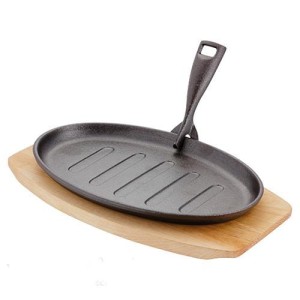 Talerz żeliwny chiński 26 x 17cm Judge JTS70