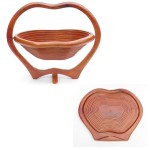 Koszyk składany z korzenia drzewa tekowego TEAK 5908228943411