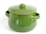 DE SILVA Etruscan Safari Verde Garnek gliniany ceramiczny 15 cm PE3SX111