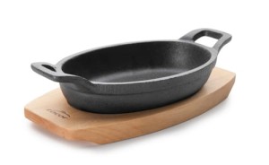 LACOR GORĄCY ŻELIWNY TALERZ PÓŁMISEK 15,5 x 10 cm 150 ml 25881