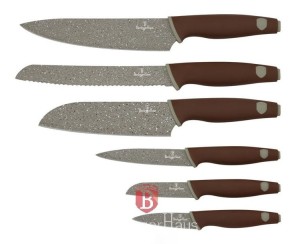 Komplet noży granitowych 6szt. Noże BerlingerHaus BH2113