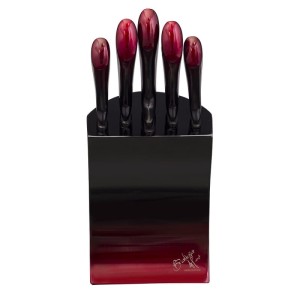 Komplet noży 6el. Noże BerlingerHaus Black Burgund BH2176