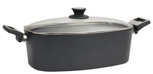 Brytfanna tytanowa 40/24/13 cm z pokrywą SKK SK255