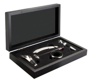 Zestaw do wina 5 el. Korkociąg Nalewak Termometr 781600