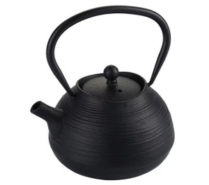 Zaparzacz Czajnik żeliwny do herbaty 0,8 L czarny 50339