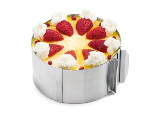 Forma okrągła regulowana 16-30 cm stalowa Weis WE15050