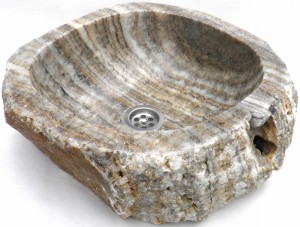 Umywalka kamienna nablatowa z onyxu ONYX3