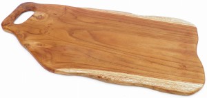 Deska ozdobna do serwowania z teaku owalna 51x23cm D9