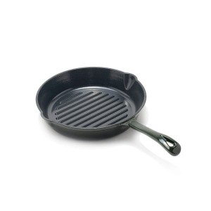 Patelnia żeliwna grillowa emaliowana 26cm Gipfel Majolica 2289