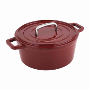 Garnek żeliwny ALPEN 750 ml czerwony CS KOCHSYSTEME CSK078065