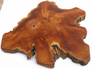 Taca z drewna tekowego teak 60 x 61 cm 5908228985367  