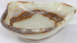 Patera Misa kamienna z onyxu 26,5 x 22 cm 5908228991719