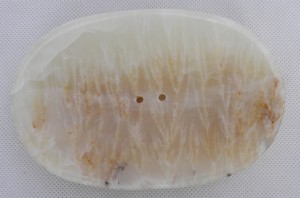 Mydelniczka kamienna z onyxu 15x9,5cm MO16