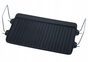 Płyta ŻELIWNA GRILL RUSZT 25x40cm Patelnia Grillowa 4816V
