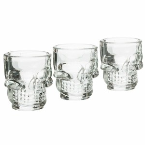 Kieliszki Komplet 3 kieliszków Tadar Czaszka 45ml 5907558780116