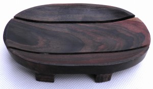 Mydelniczka drewniana z teaku 14x8,7cm 5908228980638