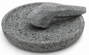 Moździerz kamienny granitowy z tłuczkiem 5908228994970