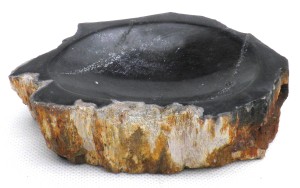 Mydelniczka kamienna skamieniałe drewno 13x10,5cm MF37