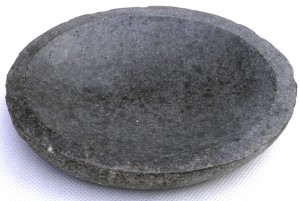 Mydelniczka kamienna kamień rzeczny 16,5x13,5cm MKR7