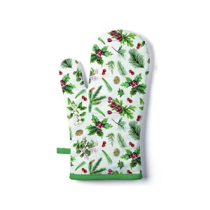 Rękawica kuchenna Zielona Zima 30 x 18 cm Ambiente AK-3641-6495