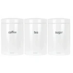 Pojemniki kuchenne BRABANTIA 3 sztuki 1,4 L białe 114144