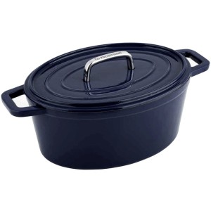 Brytfanna żeliwna Xanten Granatowa 4,0 L CS KOCHSYSTEME CSK079697