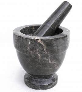 Moździerz z tłuczkiem marmurowy 10,5cm 5908228995106