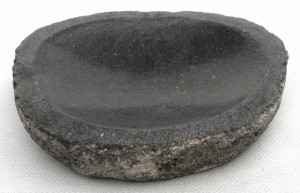 Mydelniczka kamienna kamień rzeczny 15,5x14,5cm MKR19