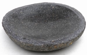 Mydelniczka kamienna kamień rzeczny 15,5x14,5cm MKR27