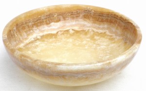 Misa kamienna z onyxu 20 x 20 cm 