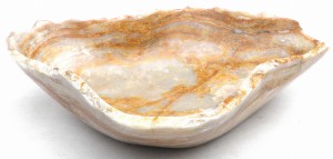 Patera Misa kamienna z onyxu 31 x 22cm