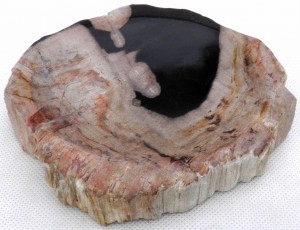 Mydelniczka kamienna skamieniałe drewno 15x13,5cm MF42