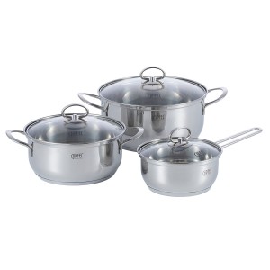 Zestaw garnków 6 el. Garnki Gipfel Sofia 0618