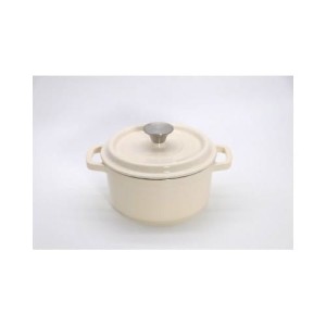 Garnek żeliwny Tierra 24cm 4,0L kremowy 830362