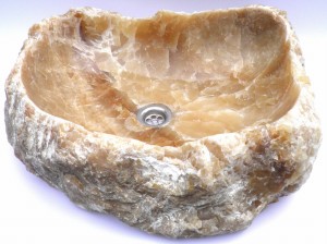 Umywalka kamienna nablatowa z onyxu ONYX9