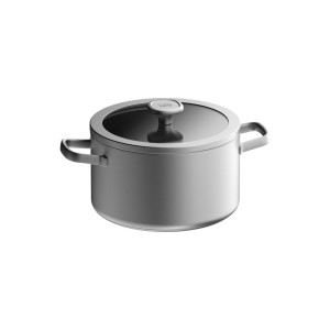 Garnek z pokrywką BergHOFF Graphite, stal nierdzewna z recykling 24 cm 6L 3950493