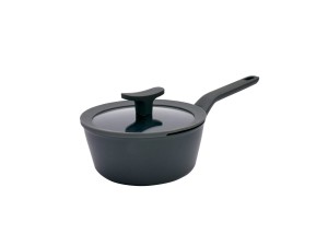 Rondel z pokrywką z powłoką non-stick czarny BergHOFF Basic 1,1L 18cm 8501343