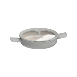 Patelnia z 2 uchwytami i pokrywą BergHOFF Balance Eco Grey 26 cm 3950427