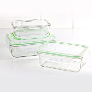 Zestaw szklanych pojemników 3 szt. (400 ml, 715 ml, 1000 ml) Glasslock ST-GL-640