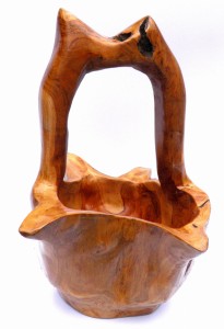 Koszyk z korzenia drzewa tekowego TEAK 5908228977355  K7