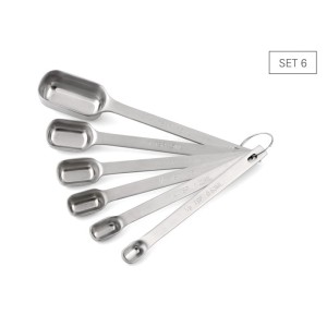 Miarki łyżeczki ze stali nierdzewnej Weis WE-13906