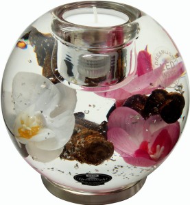 Świecznik szklany tealight LED Dreamlight 11,5cm 160-1200