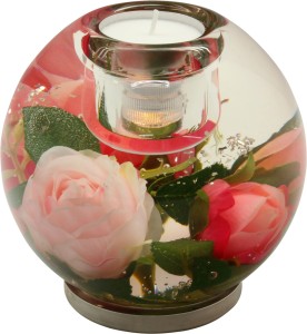 Świecznik szklany tealight LED Dreamlight 11,5cm 160-2200