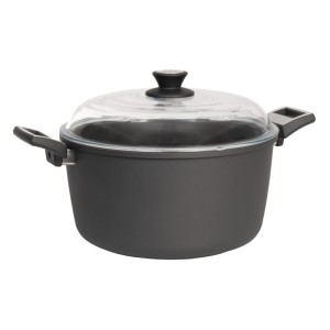 Garnek tytanowy 28/16 z pokrywą żaroodporną indukcja SKK SK-IN2591