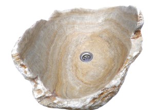 Umywalka kamienna nablatowa z onyxu ONYX7