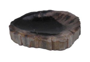 Mydelniczka kamienna skamieniałe drewno 15,5x13,5cm MF50