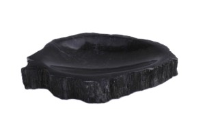 Mydelniczka kamienna skamieniałe drewno 15,5x12cm MF12