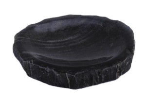 Mydelniczka kamienna skamieniałe drewno 15x13cm MF39