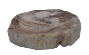 Mydelniczka kamienna skamieniałe drewno 13x11cm MF40